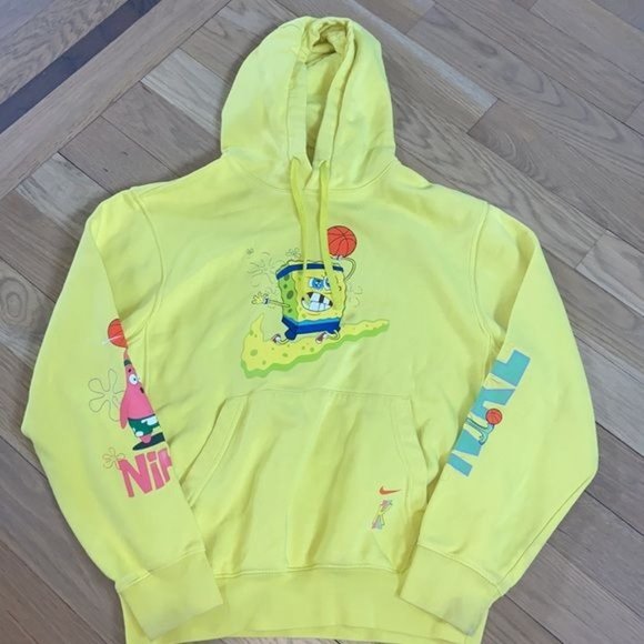 SOLD - Nike x Kyrie Irving Spongebob Pullover Hoodie - Picture 4 of 10